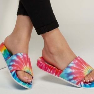 AIR UNDERGROUND Slip-On Tie Dye Cool Slides Sz:12